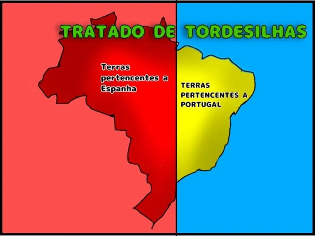 O Tratado de Tordesilhas foi um acordo assinado em 1494 entre Portugal e Espanha para dividir as terras "descobertas e por descobrir" fora da Europa durante a expansão marítima. Contexto histórico: No final do século XV, Portugal e Espanha estavam empenhados em explorar novas rotas marítimas para chegar às riquezas do Oriente.