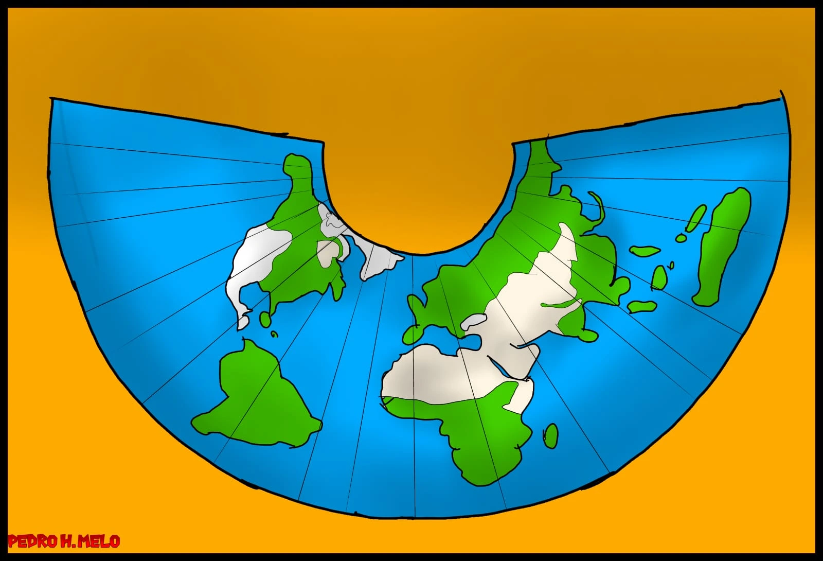 Uma projeção cartográfica é um método utilizado para representar a superfície curva da Terra em um plano. Como a Terra é esférica, essa representação inevitavelmente resulta em distorções em algumas características, como área, forma, distância ou direção. As projeções são essenciais para a criação de mapas que facilitam a compreensão do espaço geográfico.