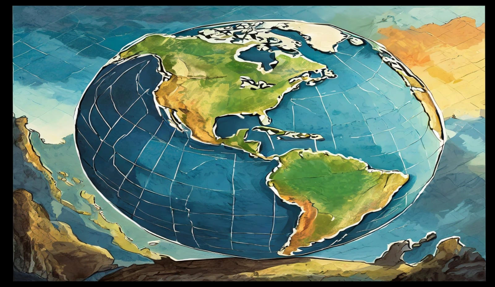 O Brasil está situado na América do Sul, ocupando uma vasta área que representa aproximadamente 47% do continente. É o maior país da América do Sul e o quinto maior do mundo em extensão territorial.